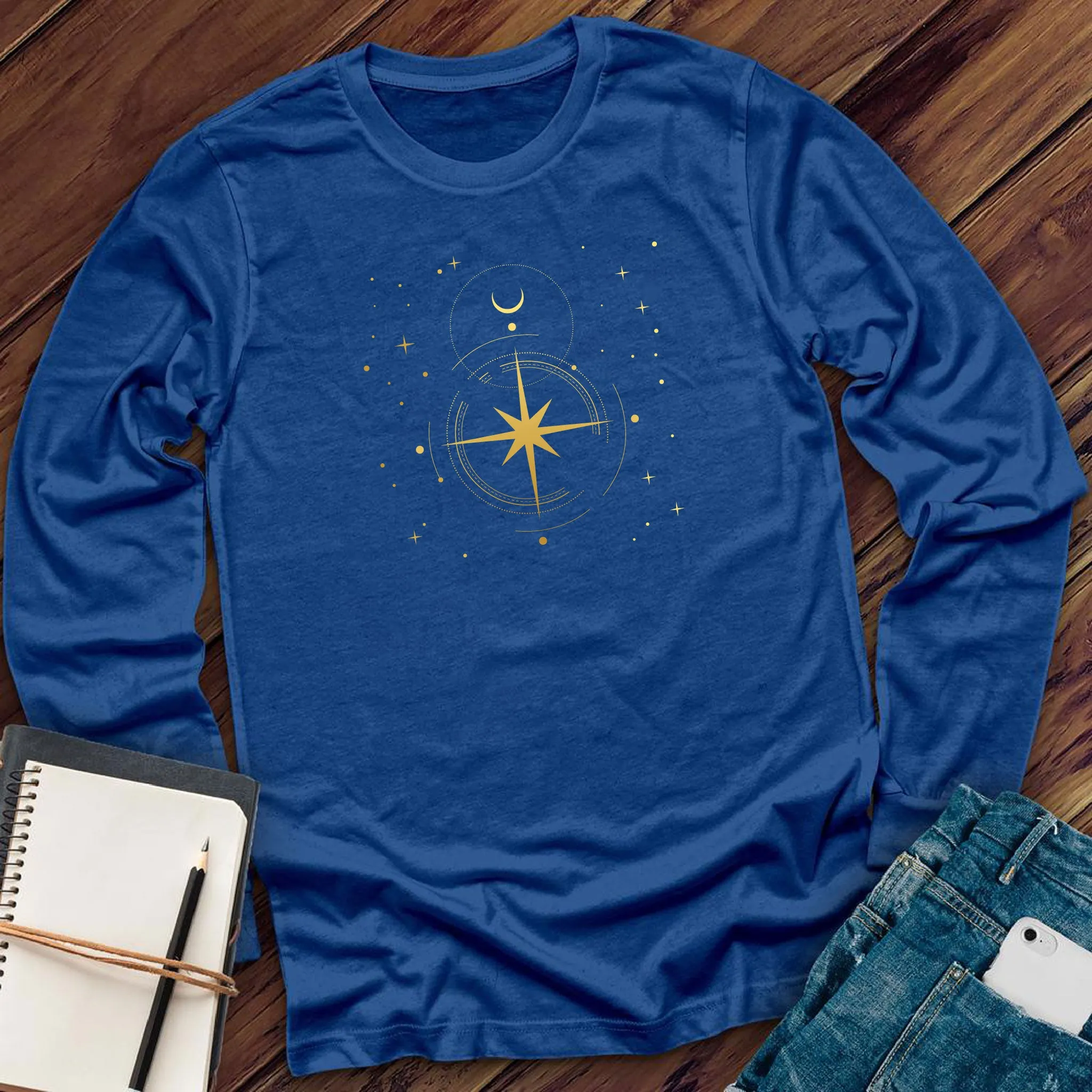 Simple Polaris Compass Long Sleeve