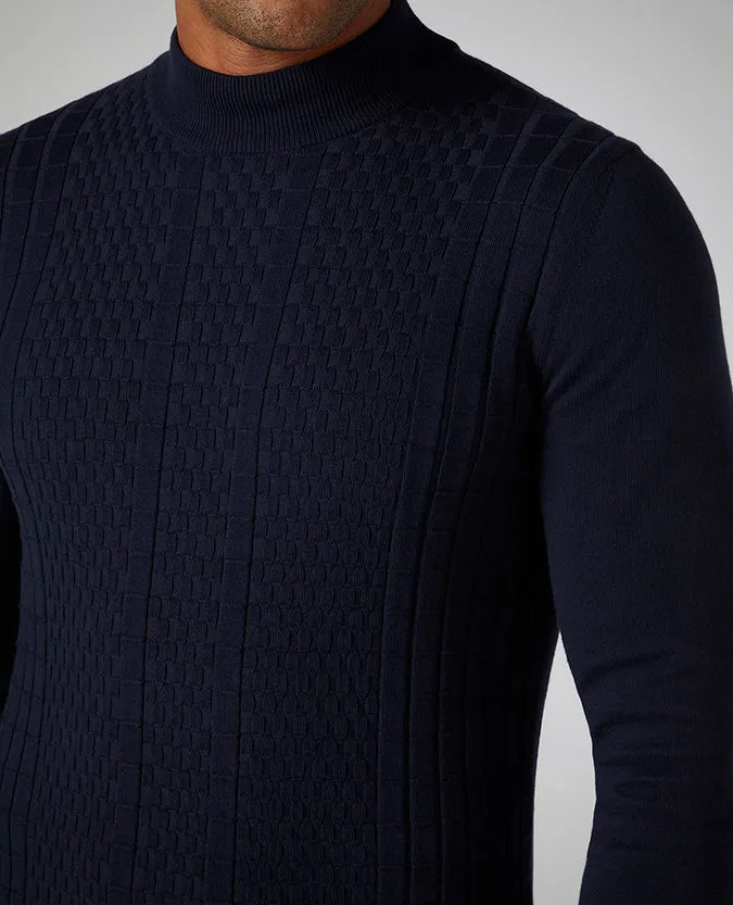 Slim Fit Cotton-Blend Sweater