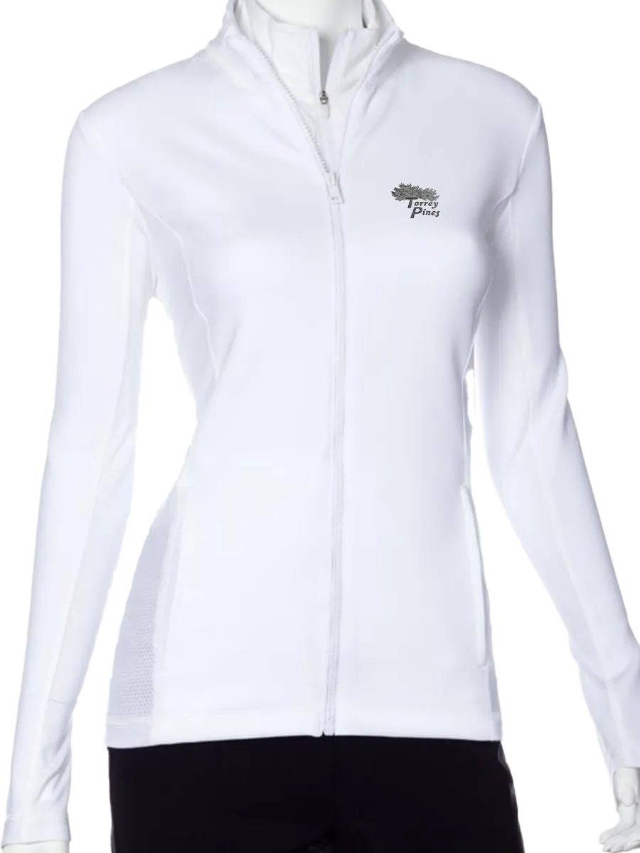 Torrey Pines Women's Full Zip Brushed Jersey Jacket