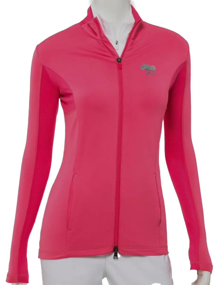 Torrey Pines Women's Full Zip Brushed Jersey Jacket