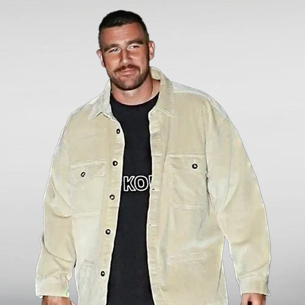 Travis Kelce Corduroy Jacket