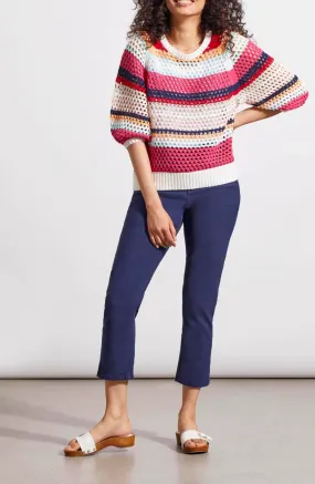 Tribal Striped Knit Sweater