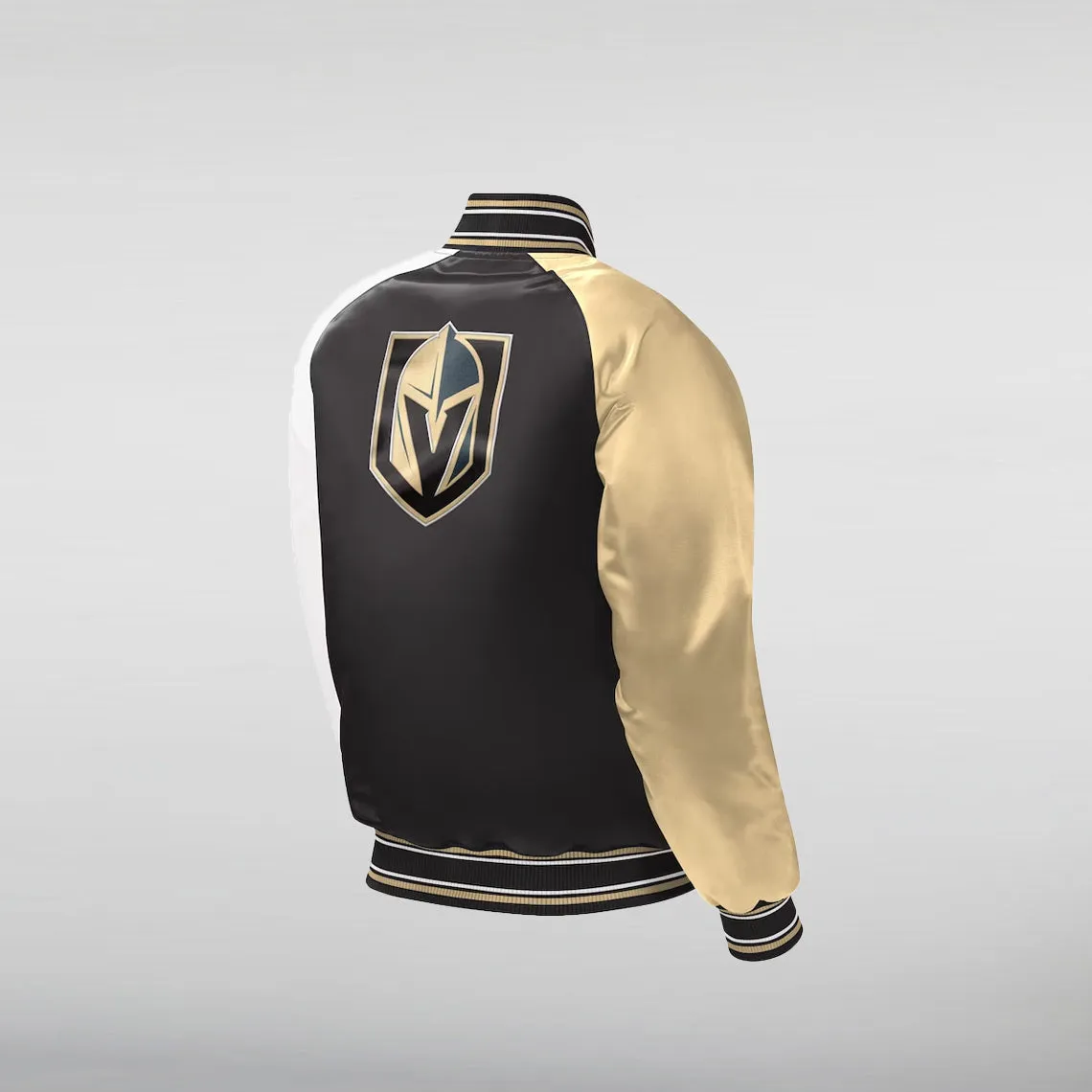 Vegas Golden Knights Satin Varsity Jacket