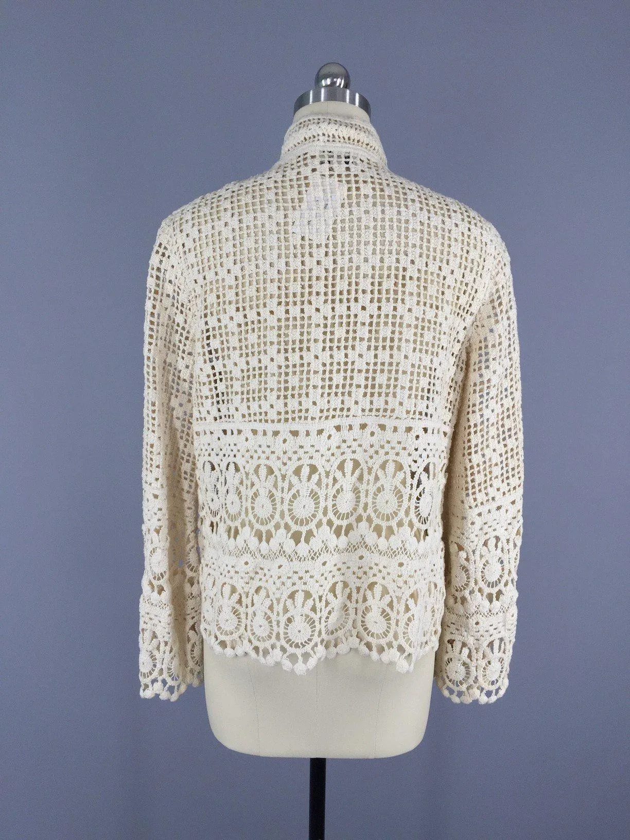 Vintage 1970s Crochet Jacket