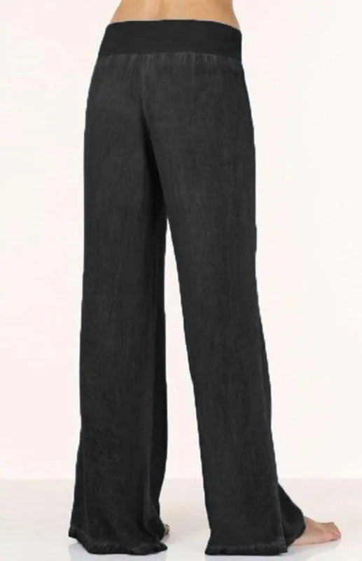 Women's Denim Jeans Wide-Leg Pants