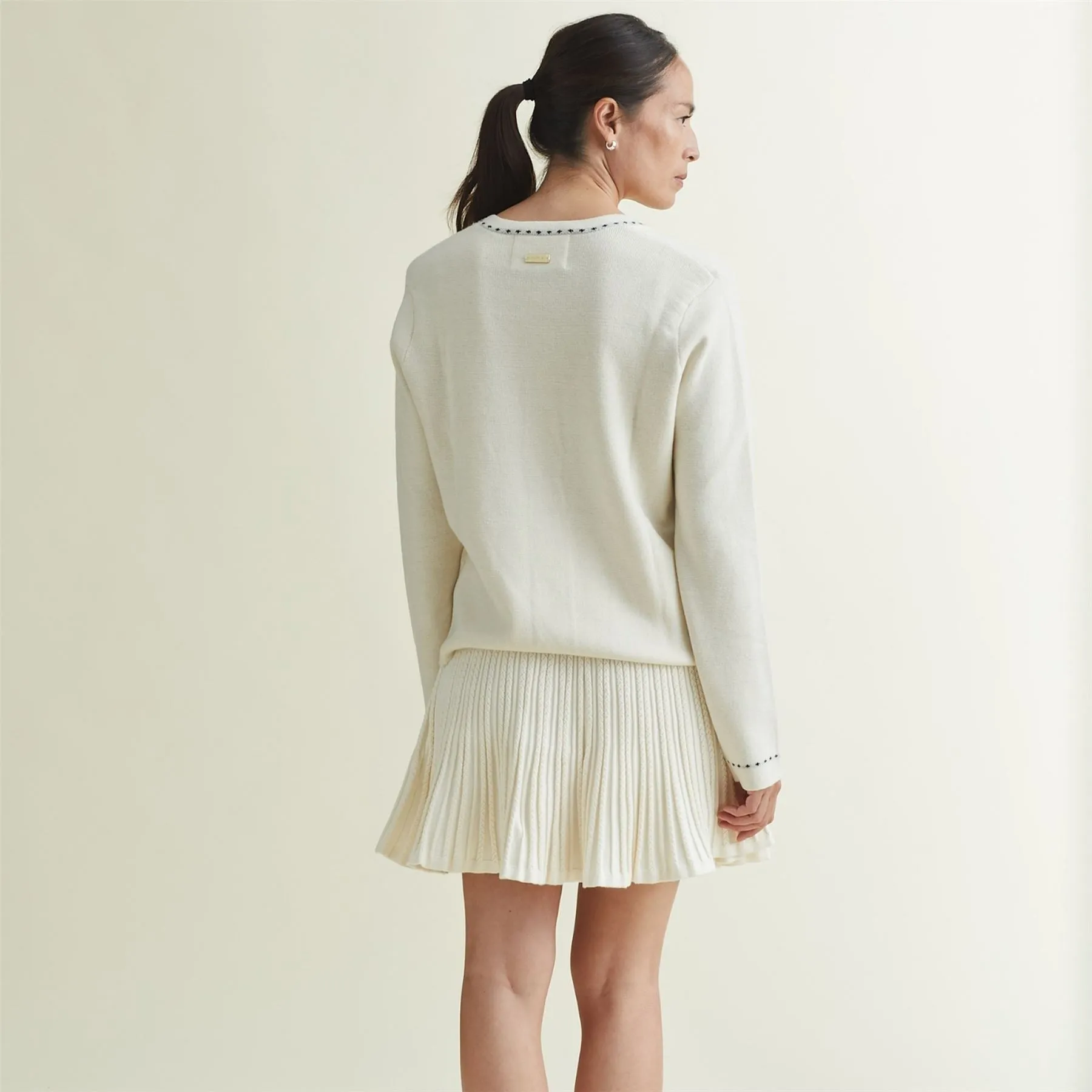 Womens Katha Cardigan Cream - AW24